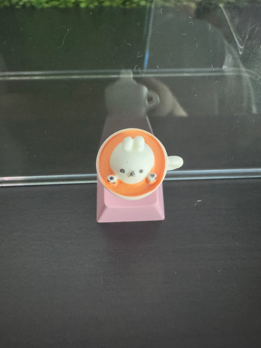 Coffee Bunny Keycap